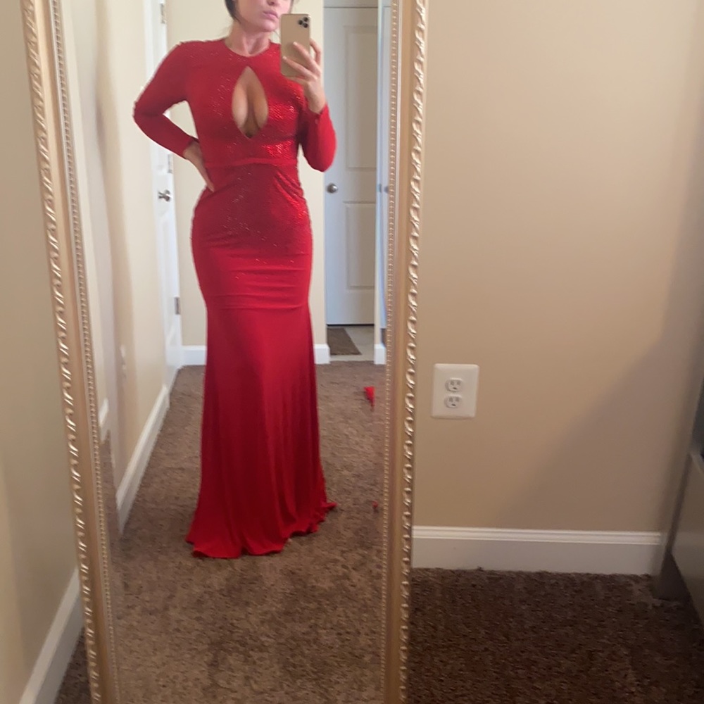Mac Duggal mermaid style dress